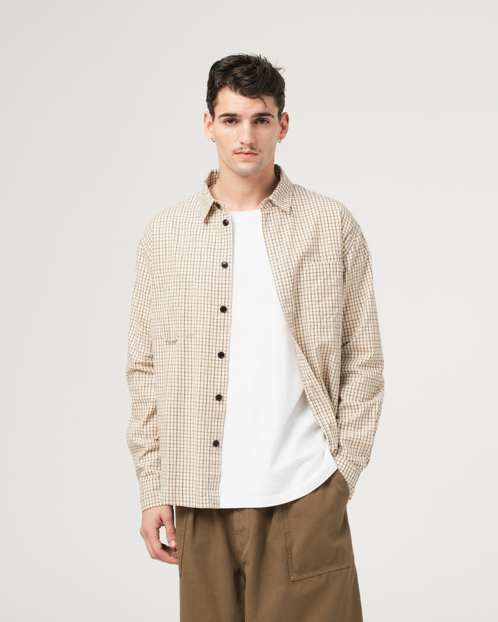 Combat Shirt Cantucci Check Wheat