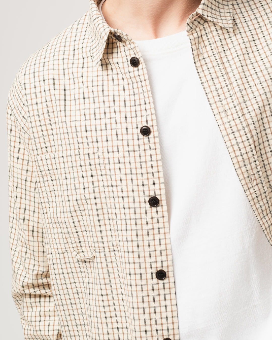 Combat Shirt Cantucci Check Wheat