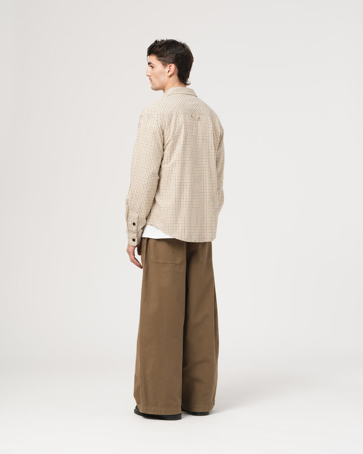 Combat Shirt Cantucci Check Wheat