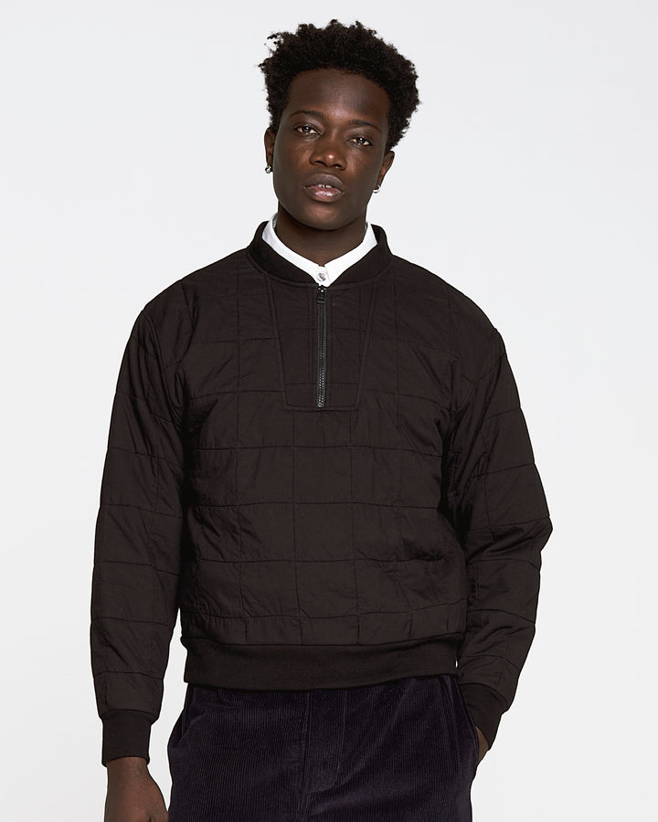 Oslo Sweater Cotton Quilt Black