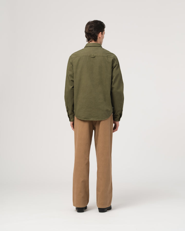 Combat Shirt Desire Herringbone Twill Avocado