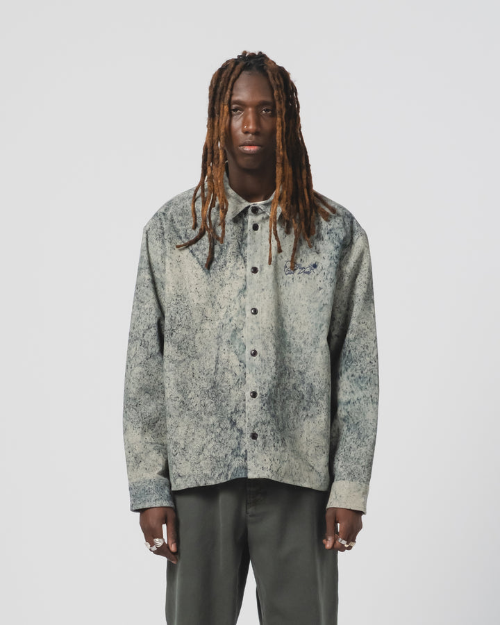 Workshirt Felino Cord Beige/Inkt