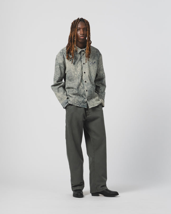 Workshirt Felino Cord Beige/Inkt