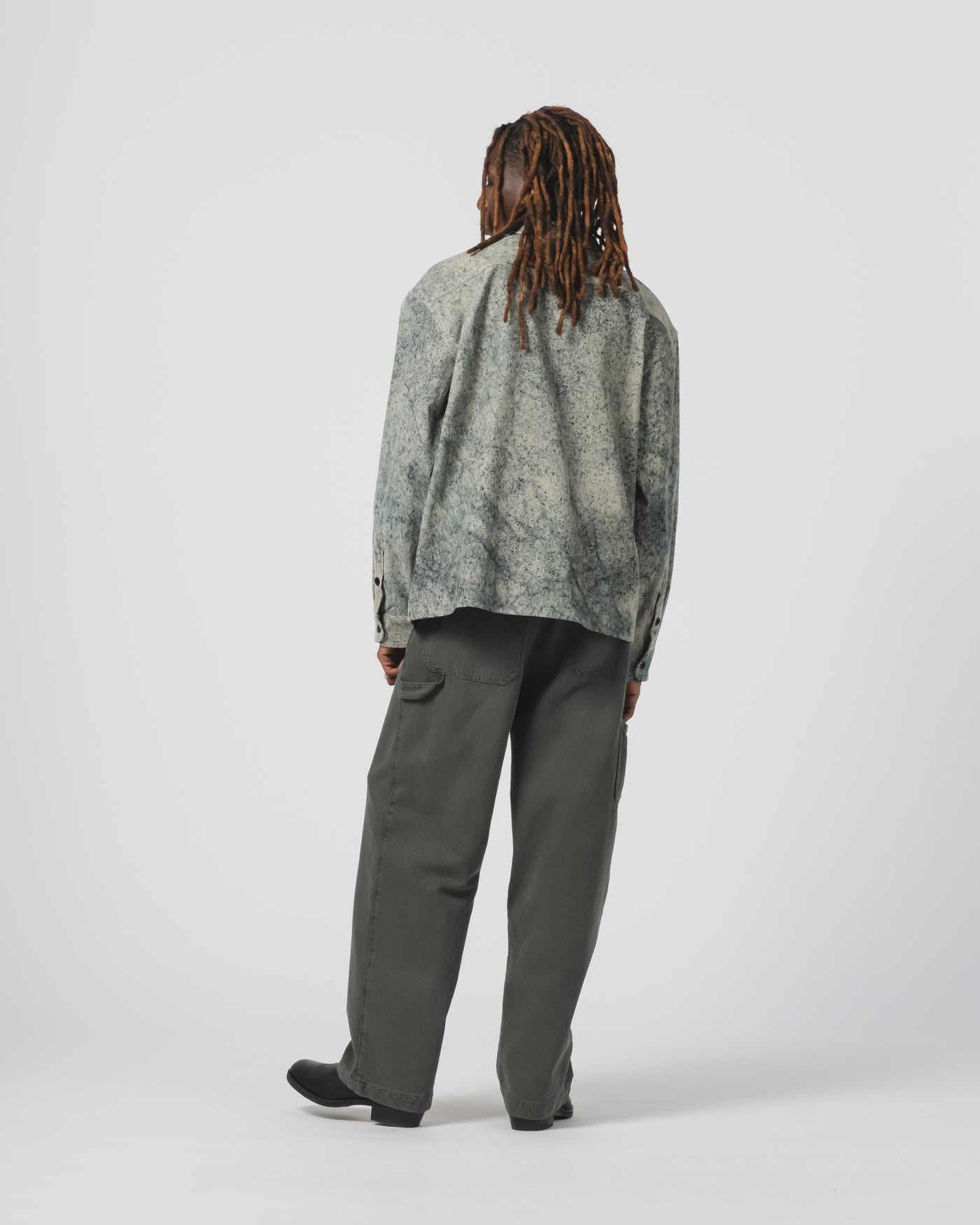 Workshirt Felino Cord Beige/Inkt