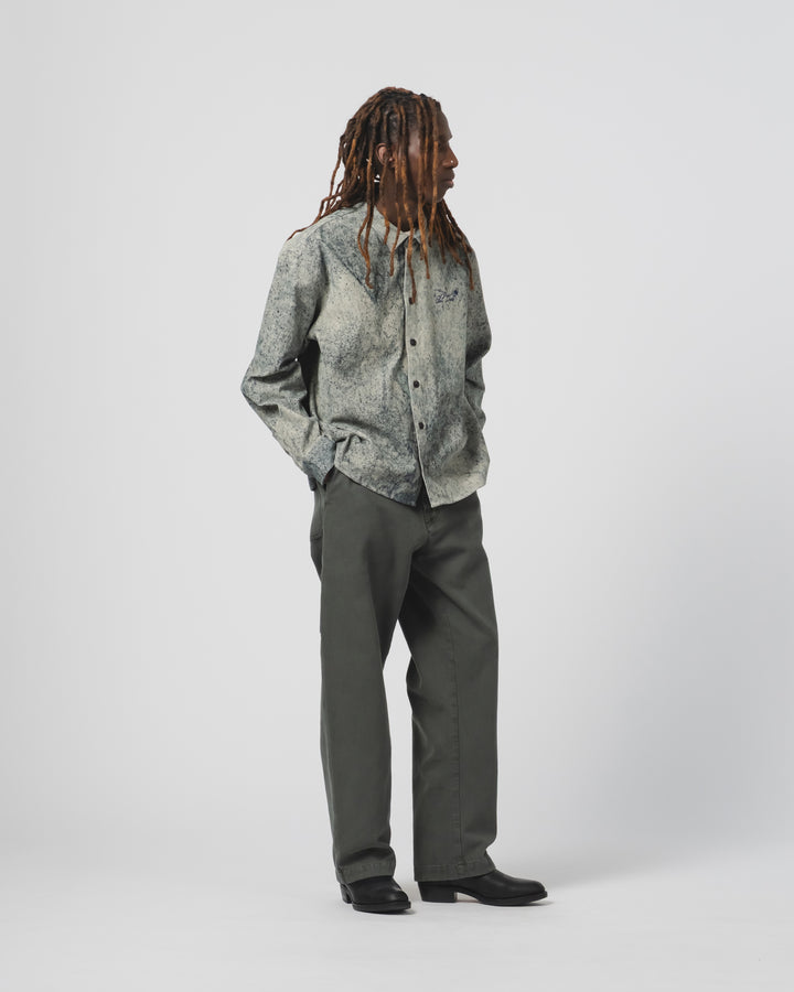 Workshirt Felino Cord Beige/Inkt