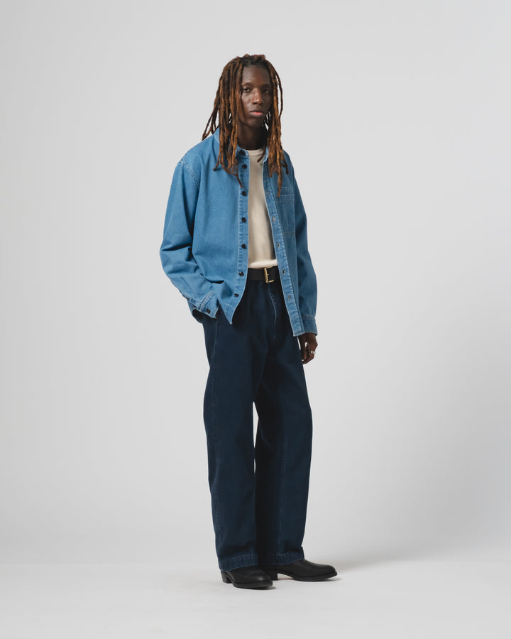 Combat Shirt Delhi Denim Bleached Blue