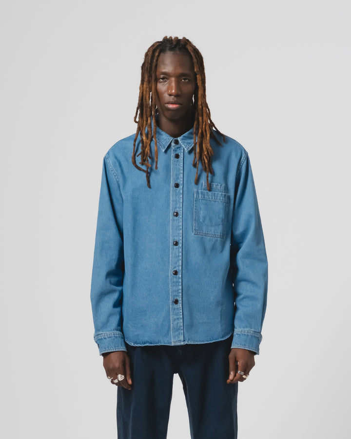 Combat Shirt Delhi Denim Bleached Blue