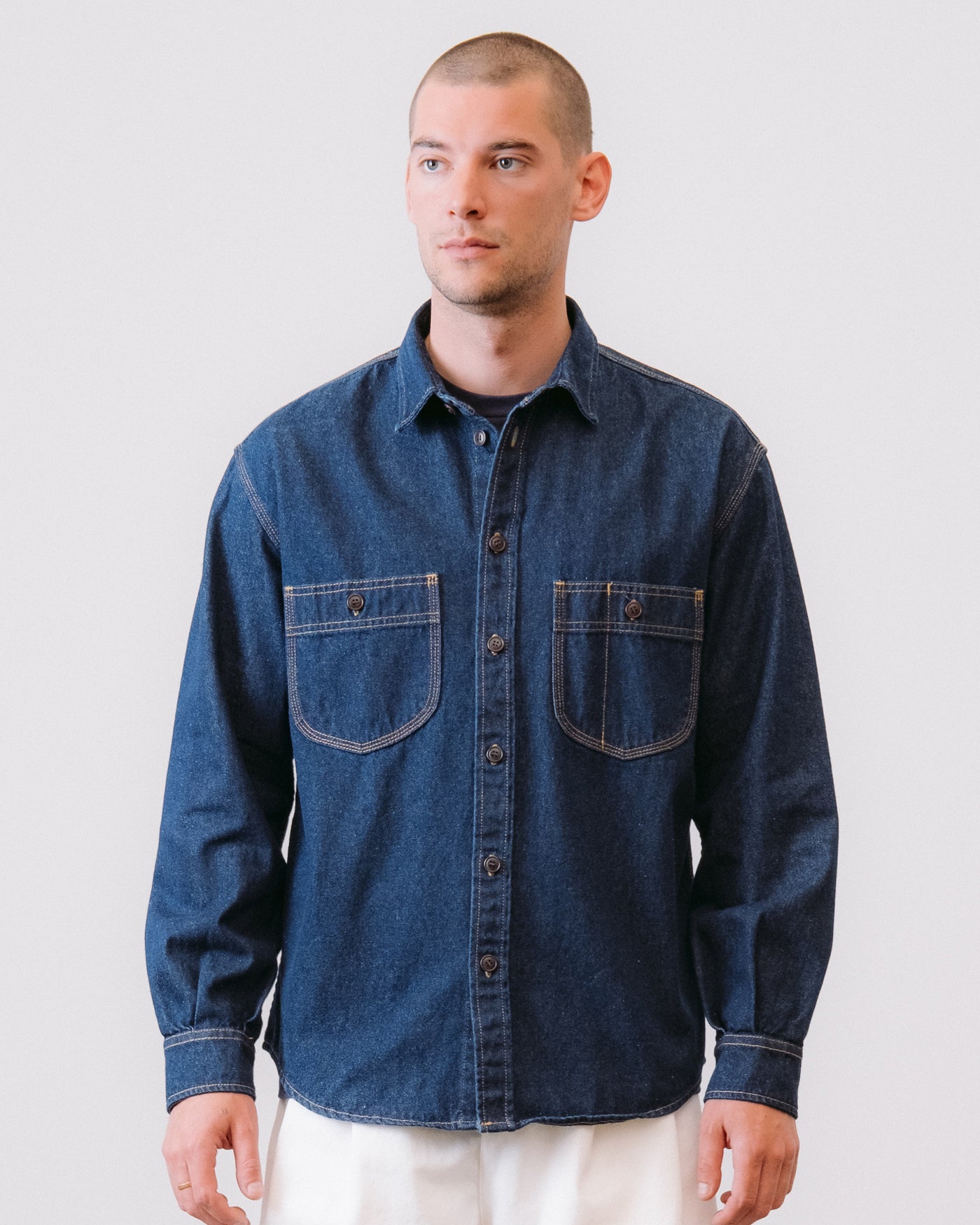 Mechanic Shirt Delhi Denim Blue/Stone Wash