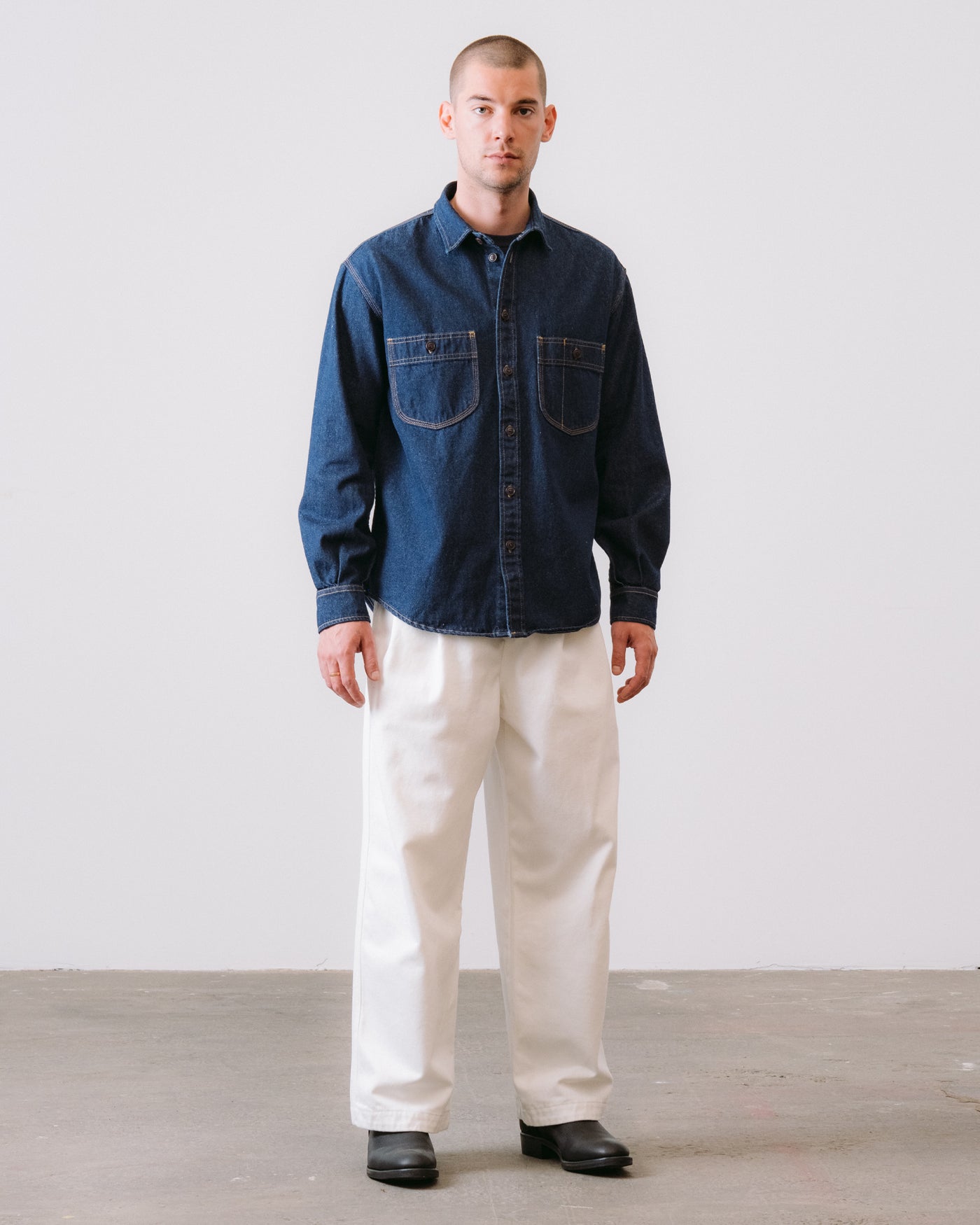 Mechanic Shirt Delhi Denim Blue/Stone Wash