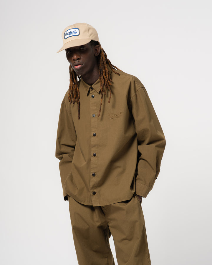 Workshirt Ripstop Cotton Canteen Green