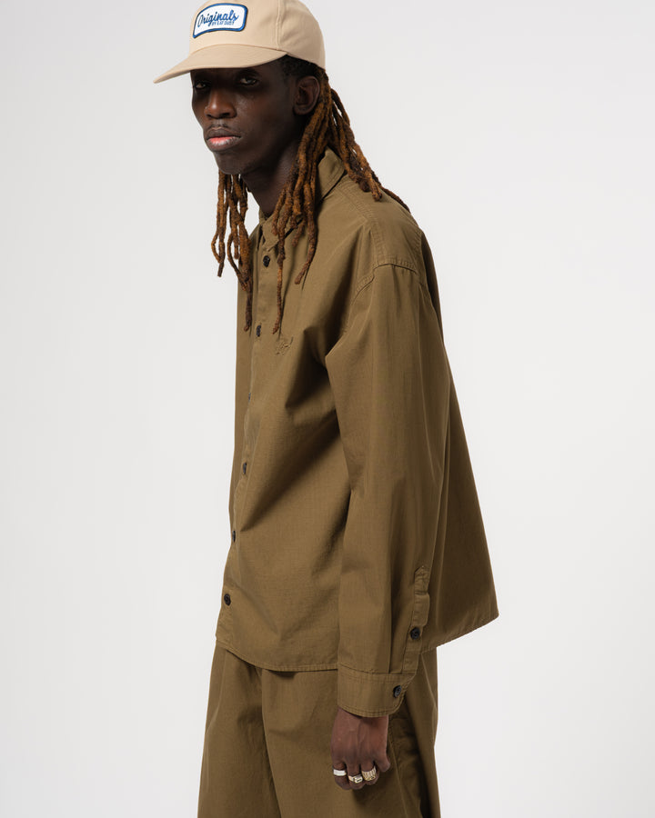 Workshirt Ripstop Cotton Canteen Green