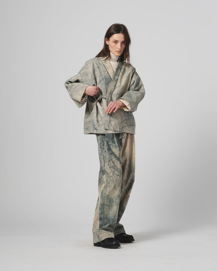 Shogun Kimono Felino Cord Beige/Ink