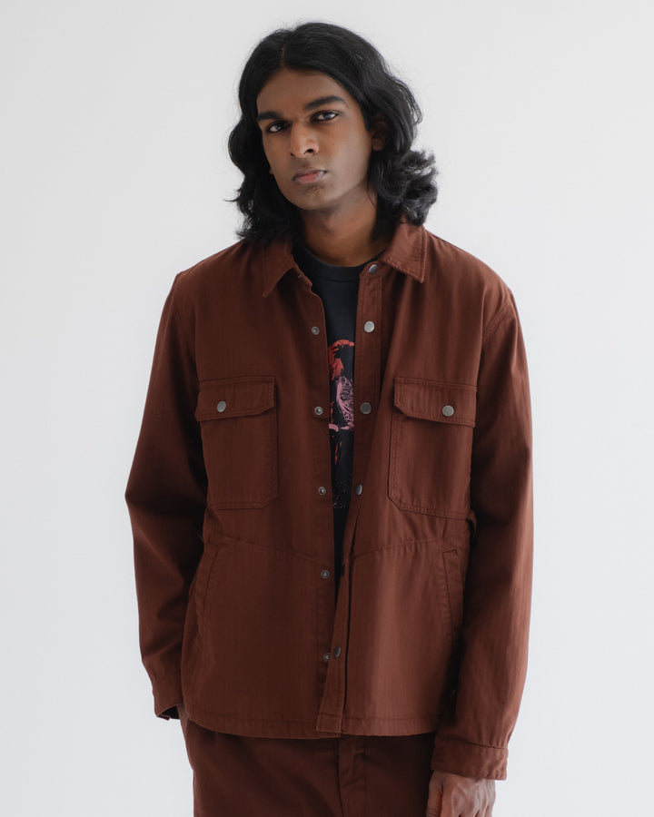 Troy Shirt Hbt Chocolate