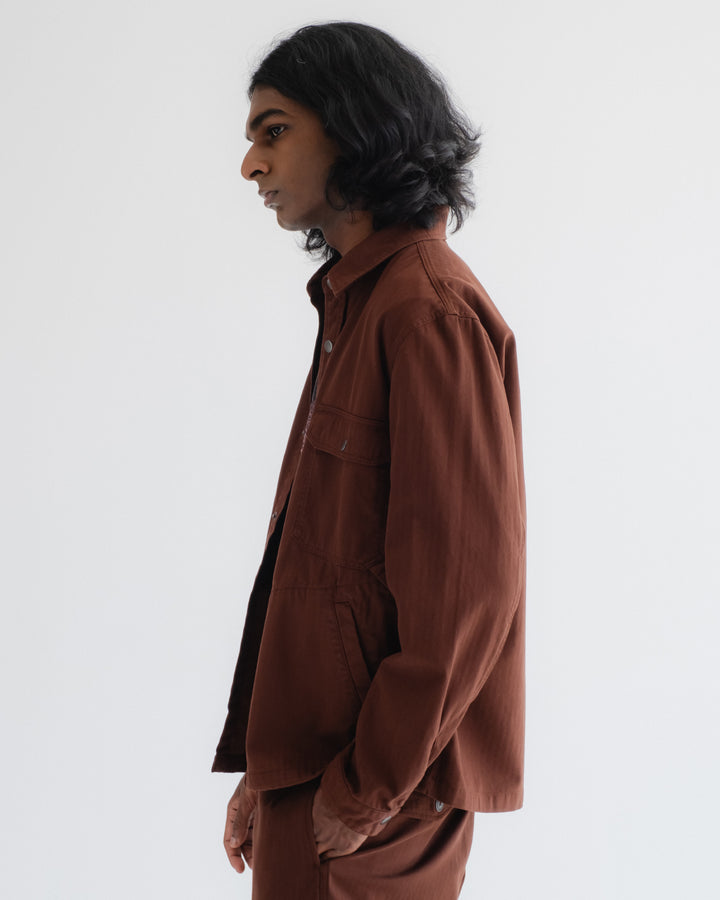 Troy Shirt Hbt Chocolate