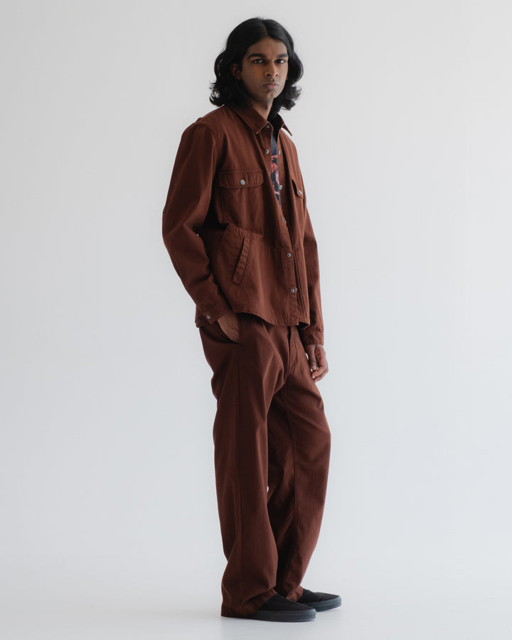 Troy Shirt Hbt Chocolate