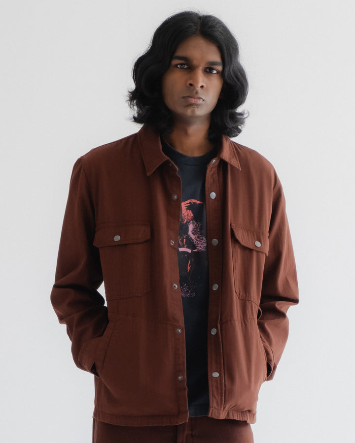 Troy Shirt Hbt Chocolate