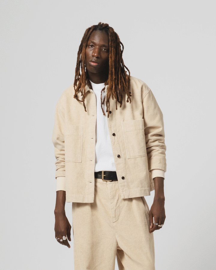 Picabia Shirt Natural Cord Wheat