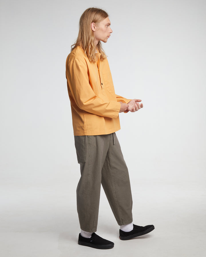 フィッシャーマンシャツ リップストップ シャモア
