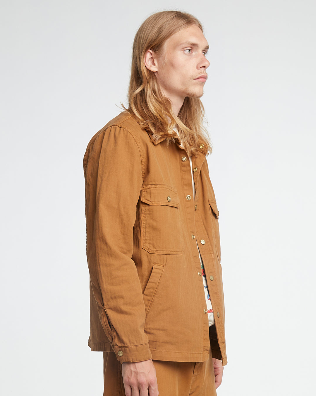 Troy Shirt HBT Cotton Sugar