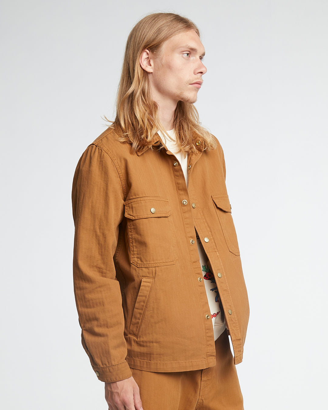 Troy Shirt HBT Cotton Sugar