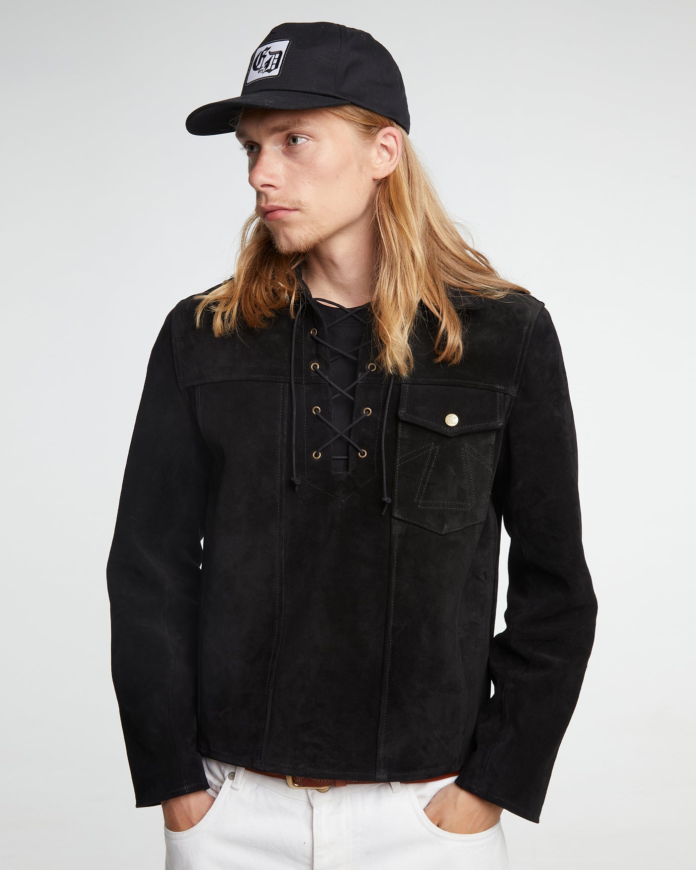 Outlaw Shirt Leather Black