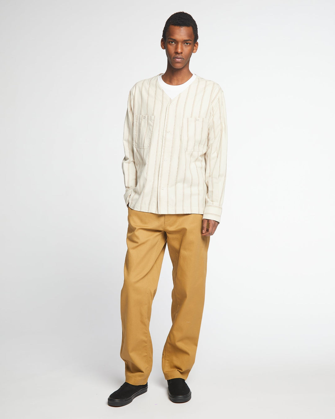 Field Shirt Brushed Stripes Mastik