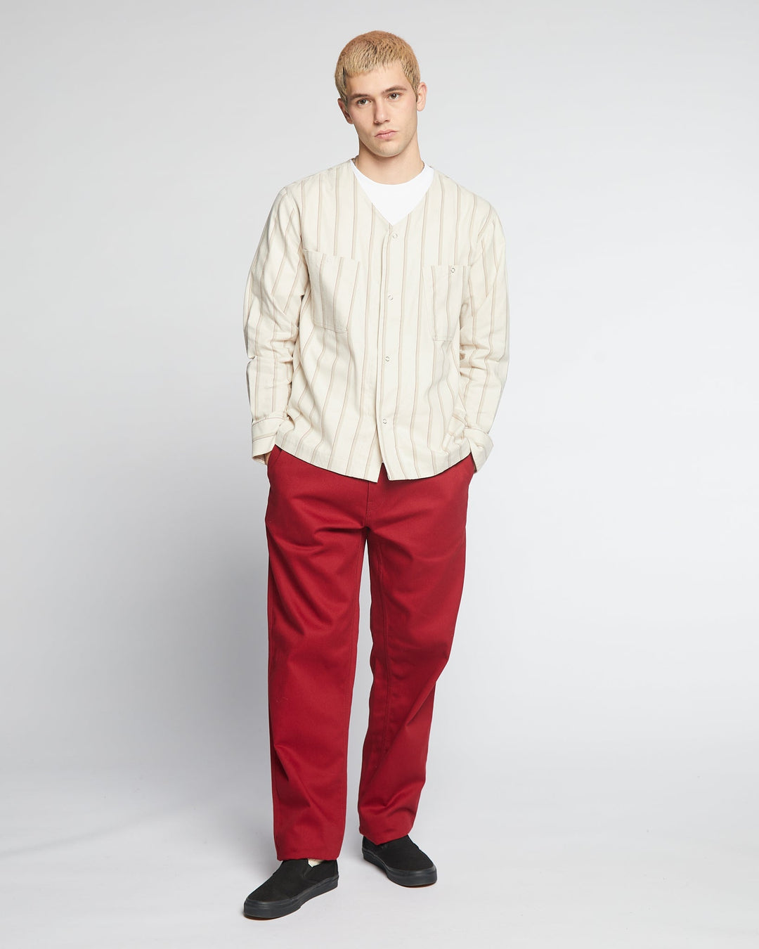 Field Shirt Brushed Stripes Mastik
