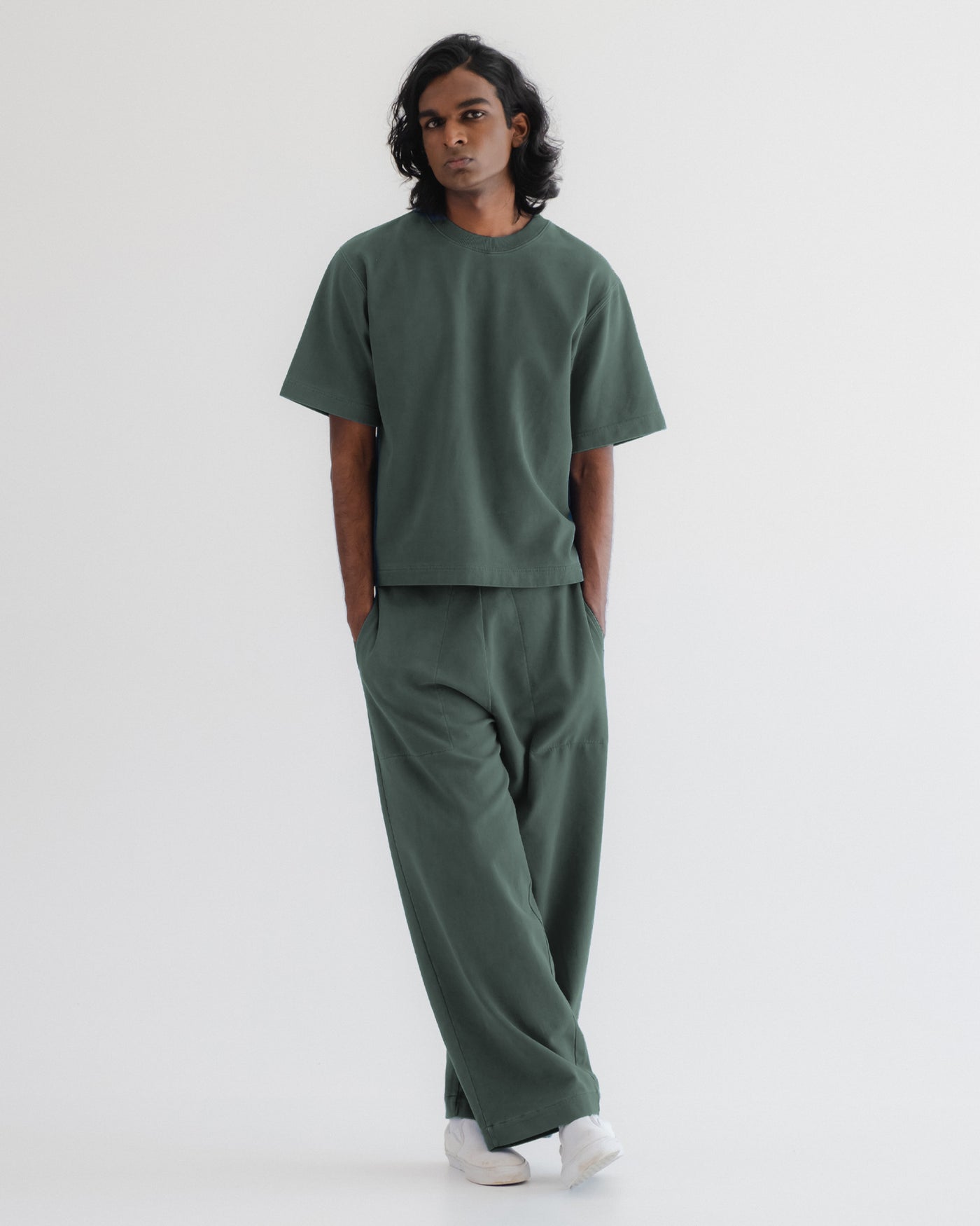 Reformer Pants Twill Jersey Forest Green