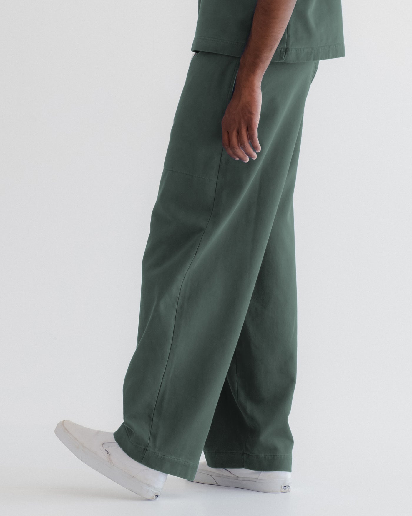 Reformer Pants Twill Jersey Forest Green