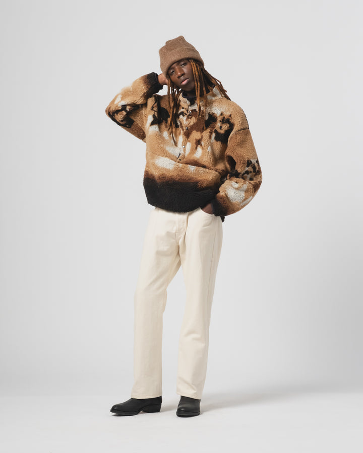 Arizona Sweater Wolf Fleece Camel