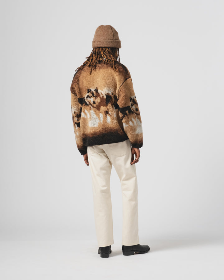 Arizona Sweater Wolf Fleece Camel