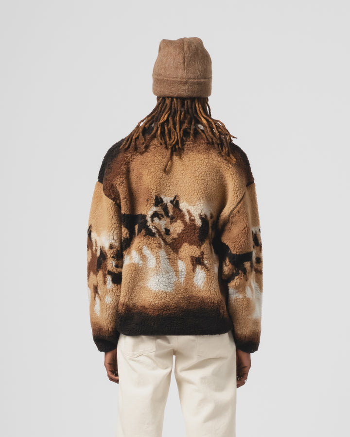 Arizona Sweater Wolf Fleece Camel