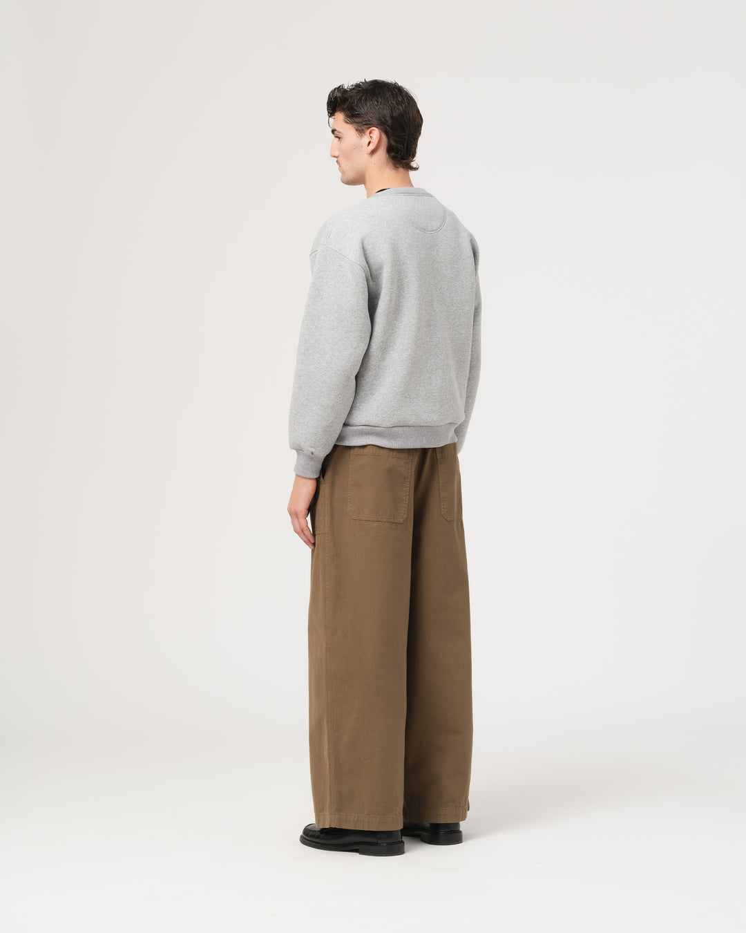 E.D. Running Sweater Jefferson Fleece Grey Melange