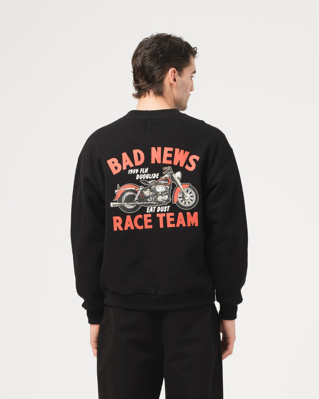 Bad News Sweater Basic Fleece Black
