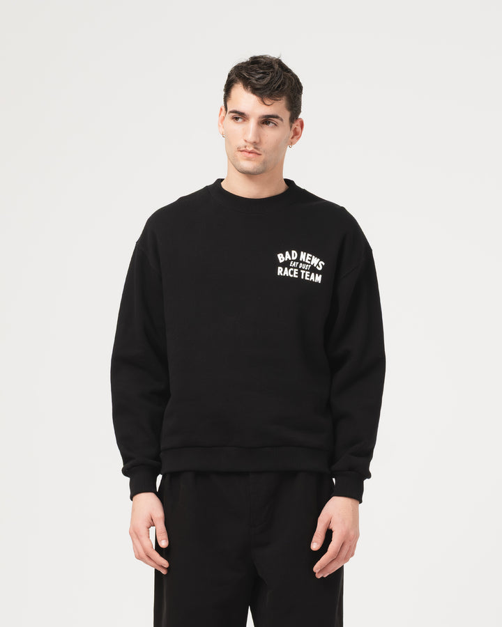 Bad News Sweater Basic Fleece Black