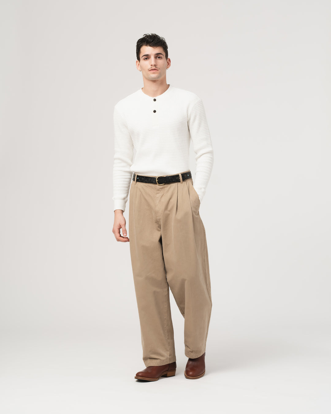 Henley Sweater Radical Jersey Milk