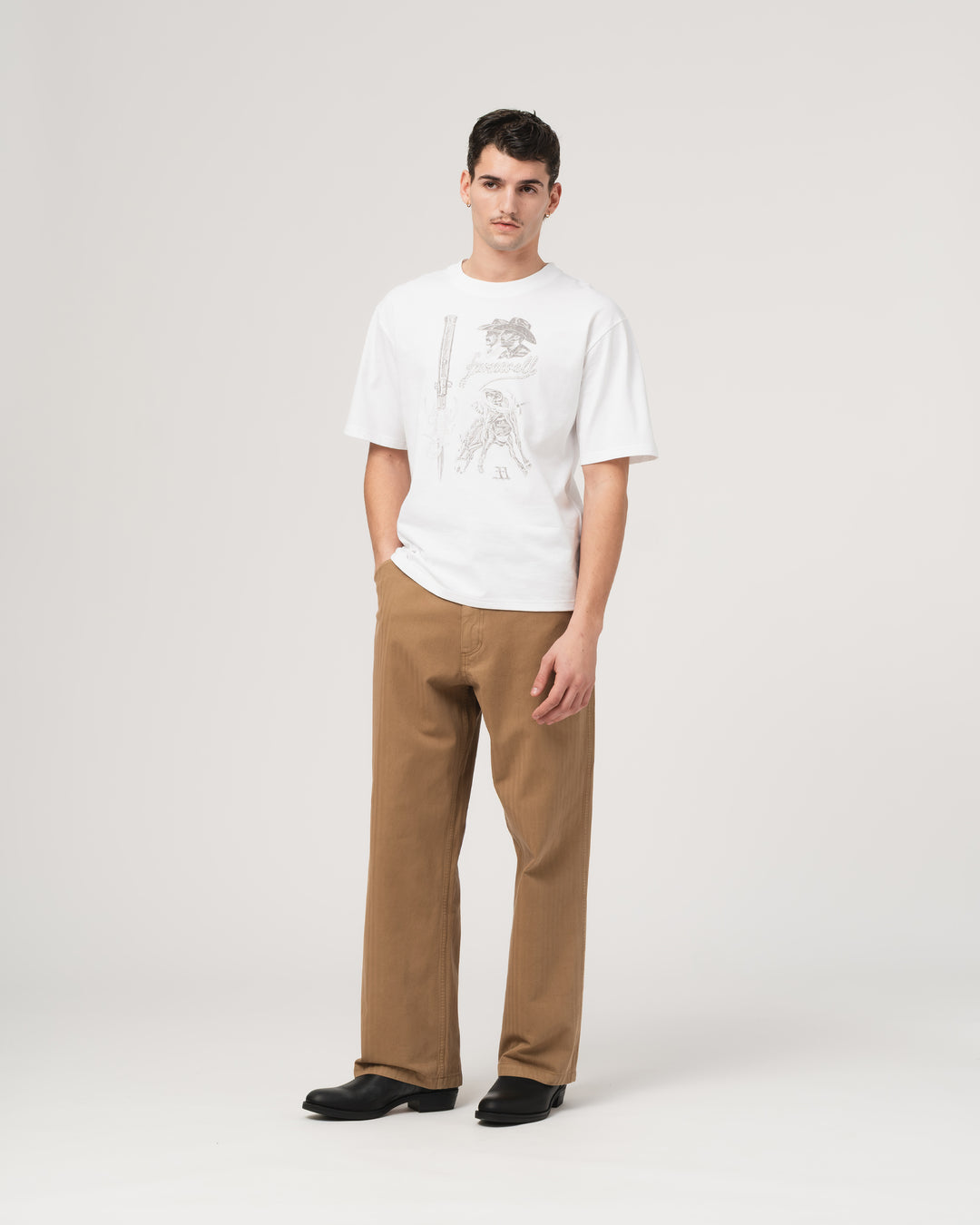 Farewell T Basic Jersey White