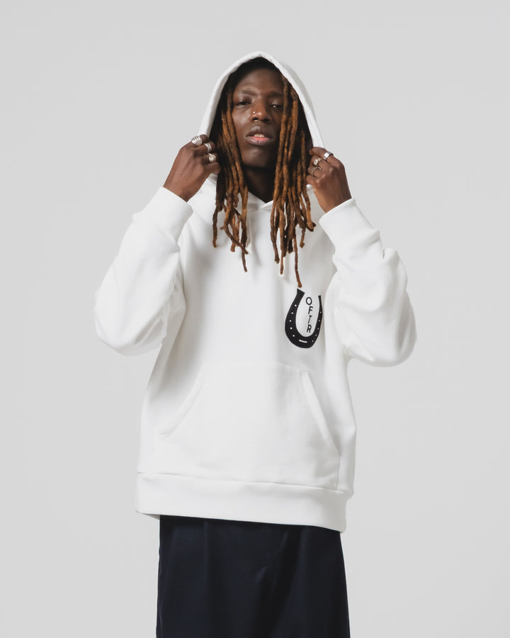 Western Sportswear Hoodie Basic Fleece White