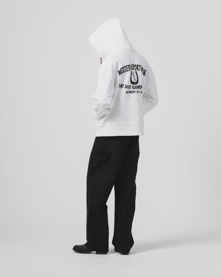 Western Sportswear Hoodie Basic Fleece White