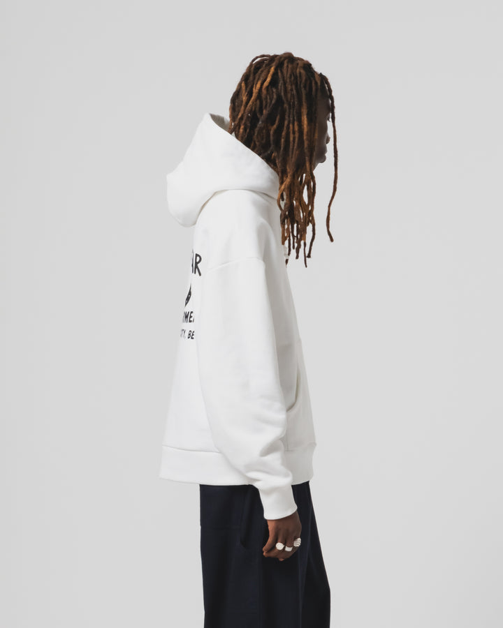 Western Sportswear Hoodie Basic Fleece White