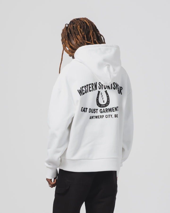 Western Sportswear Hoodie Basic Fleece White