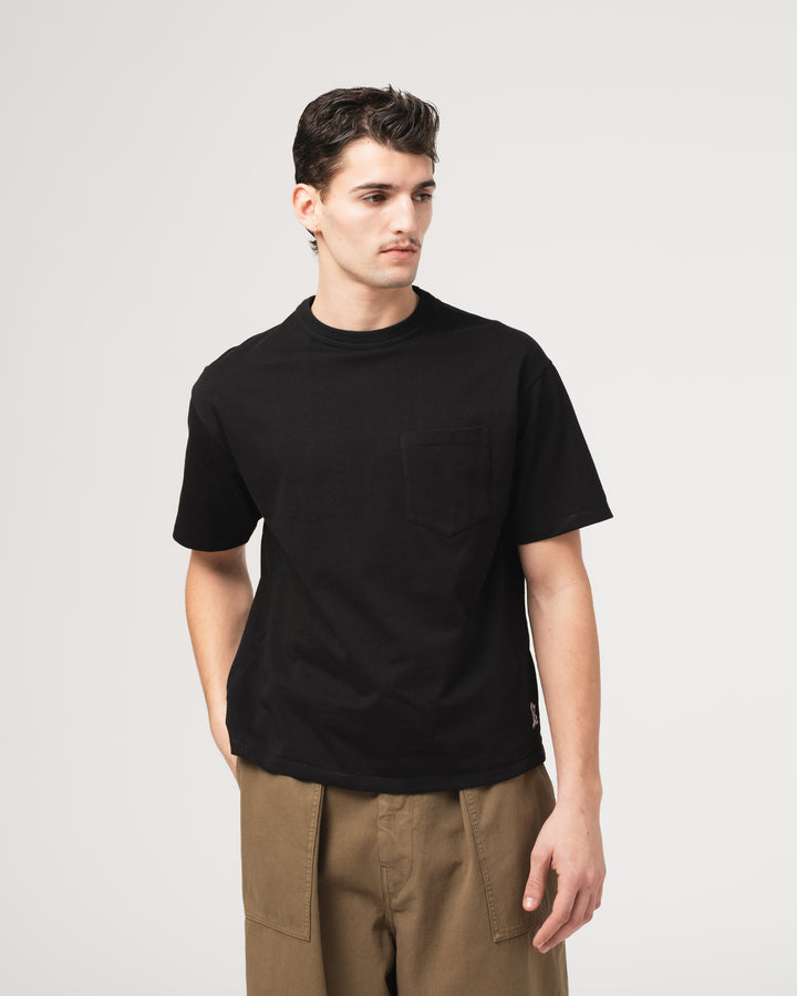 Quarterback-T Heavy Open End Jersey Black