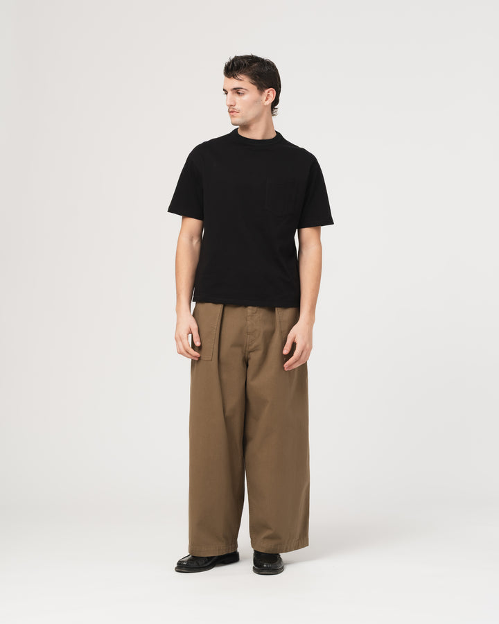 Quarterback-T Heavy Open End Jersey Black