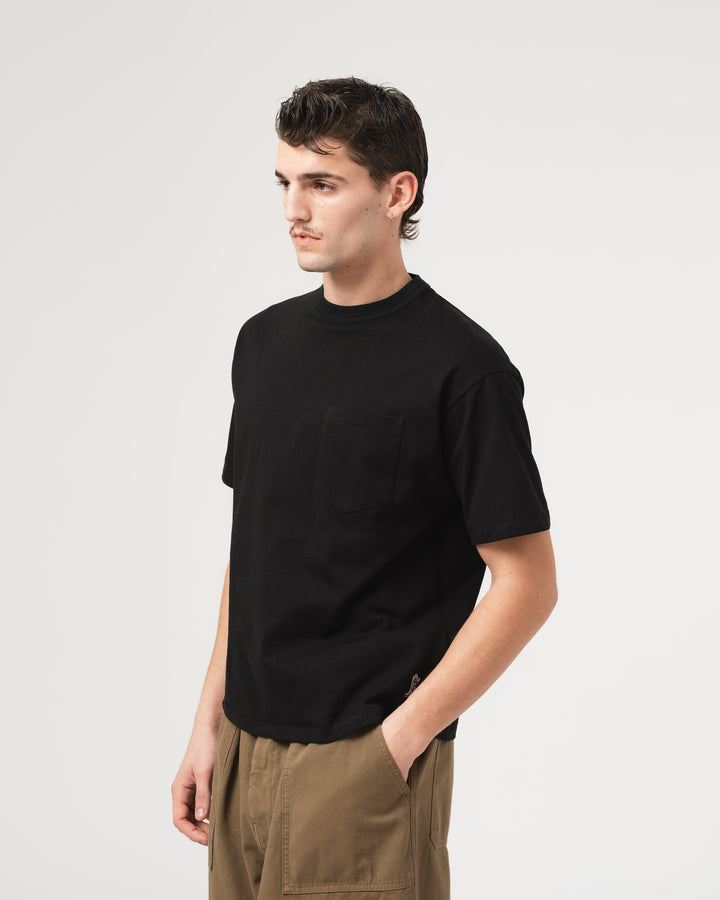 Quarterback-T Heavy Open End Jersey Black