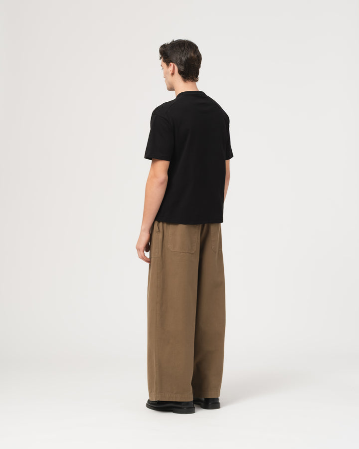Quarterback-T Heavy Open End Jersey Black