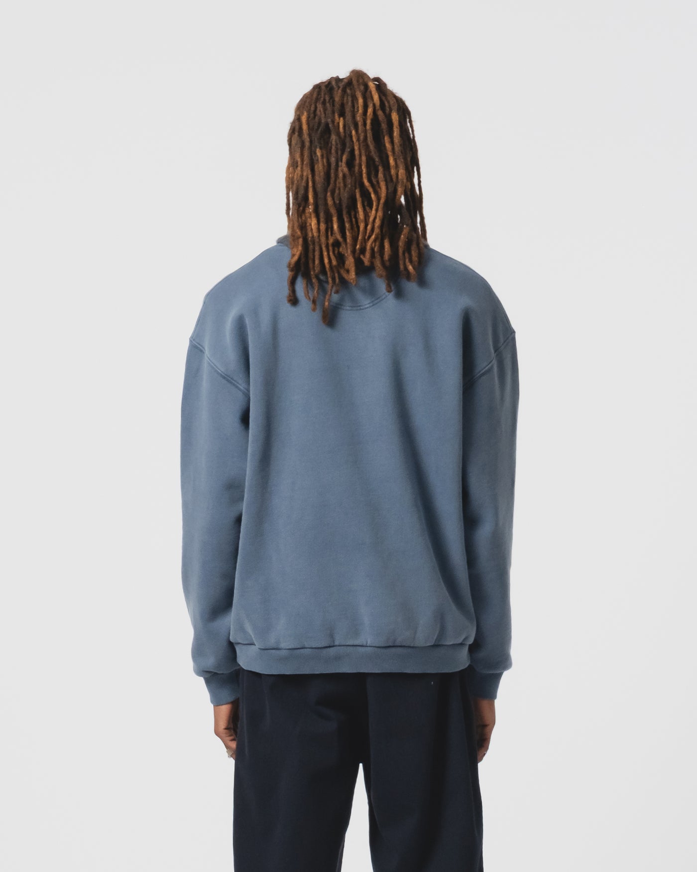Detroit Sweater Basic Fleece Mallard Blue
