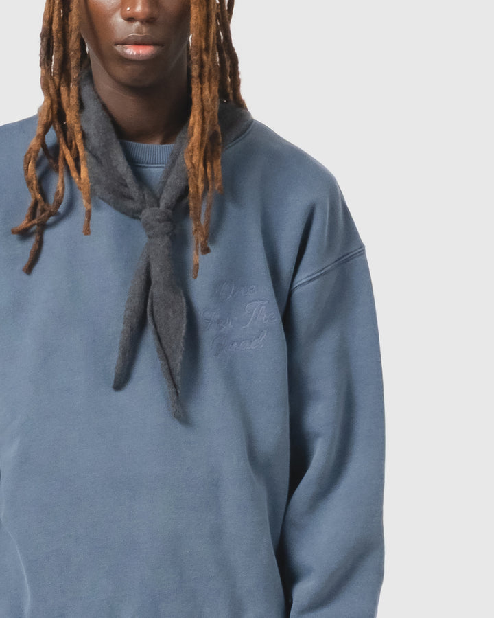 Detroit Sweater Basic Fleece Mallard Blue