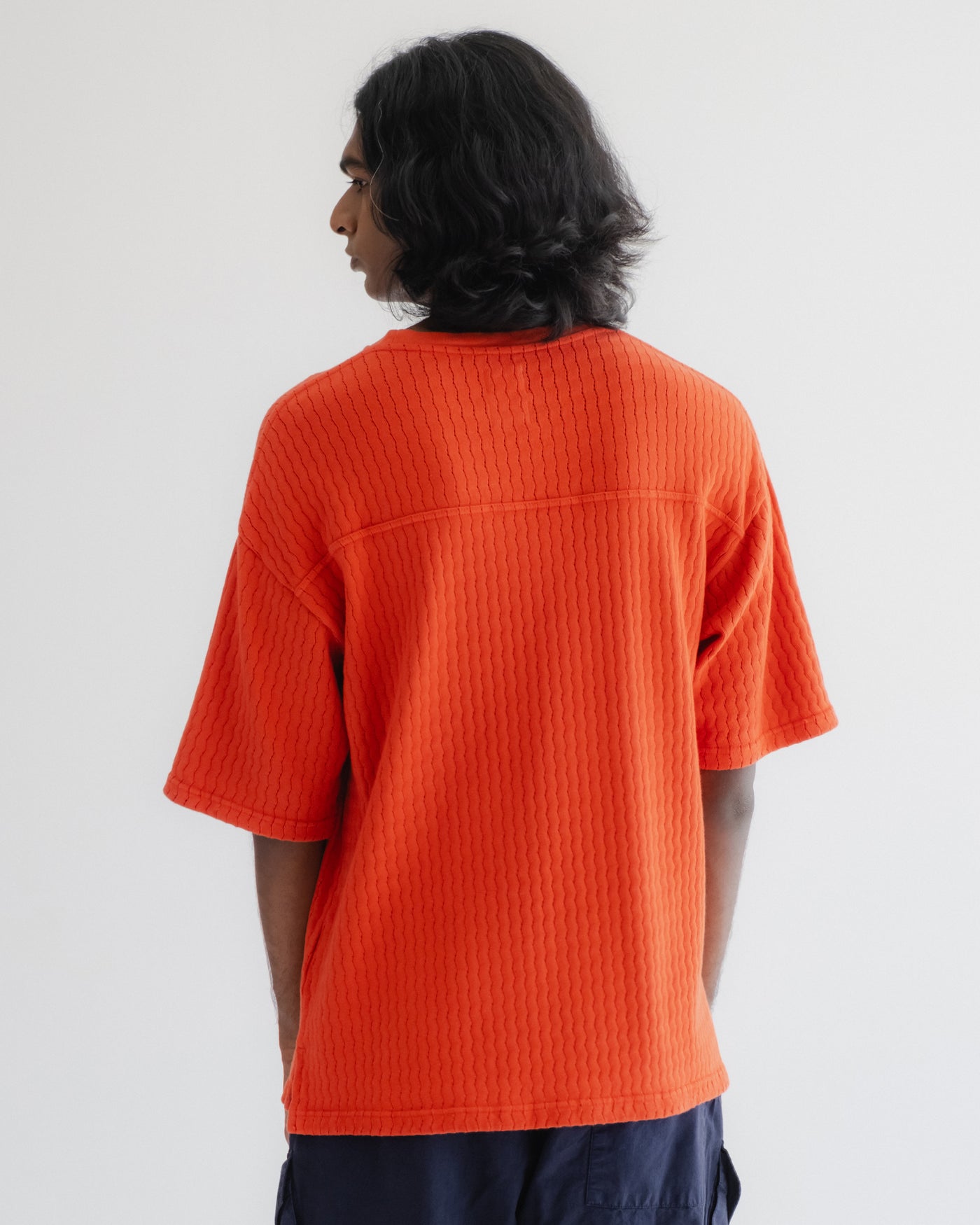 Big T Cotton Mesh Tangerine