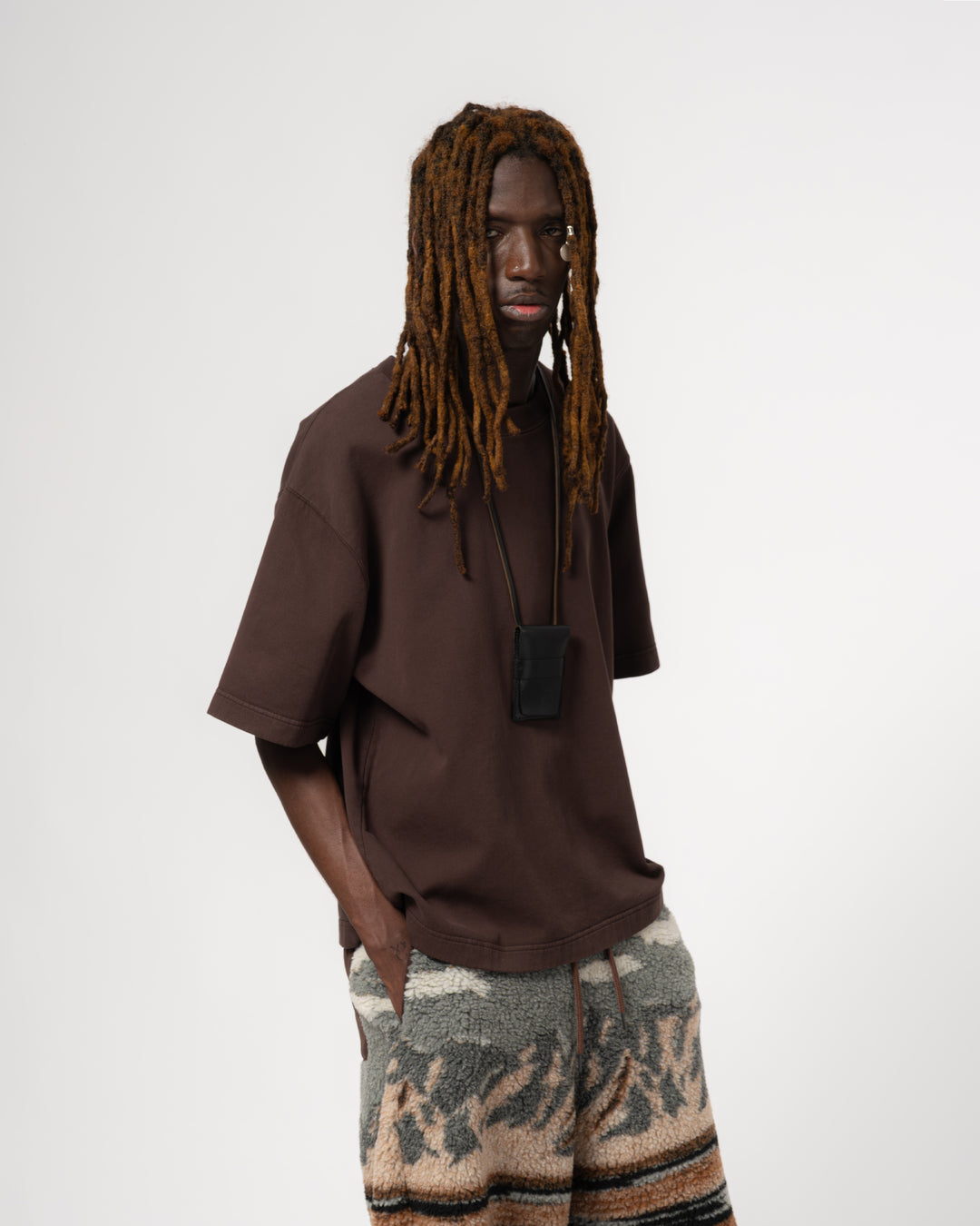 Power-T Twill Jersey Coffee Brown