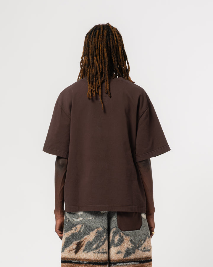 Power-T Twill Jersey Coffee Brown